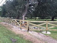 wood fence