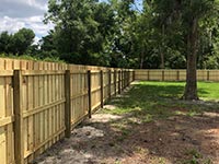 wood fence