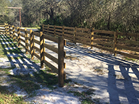 wood fence