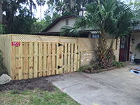 wood fence