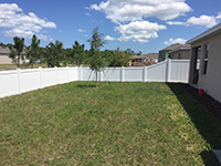 vinyl fence