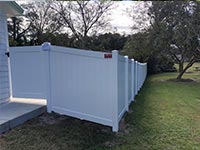 vinyl fence