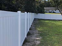 vinyl fence